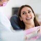 Woman ready for dental treatment