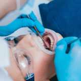 Dental treatment with expander.